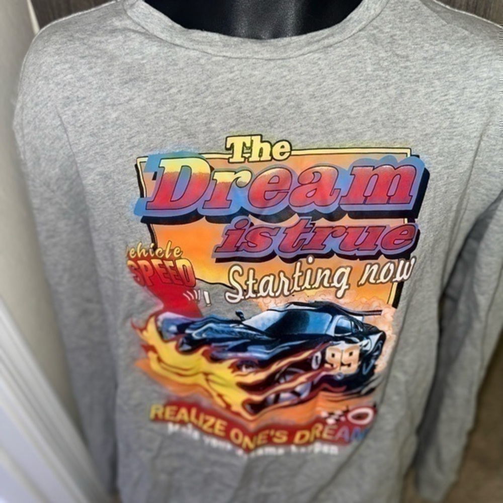 Men’s used SHEIN size XL long sleeve shirt The Dream is True great extra large